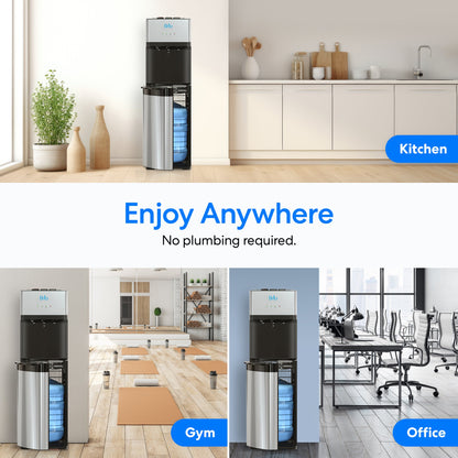 Brio Self-Cleaning Bottom-Load Water Cooler - Stainless Steel